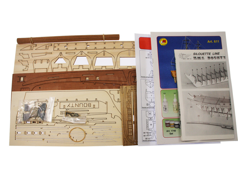 Mantua Model HMS Bounty Le Piccole 1:120 kit