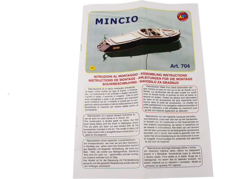 Mantua Model Mincio 1:20 kit