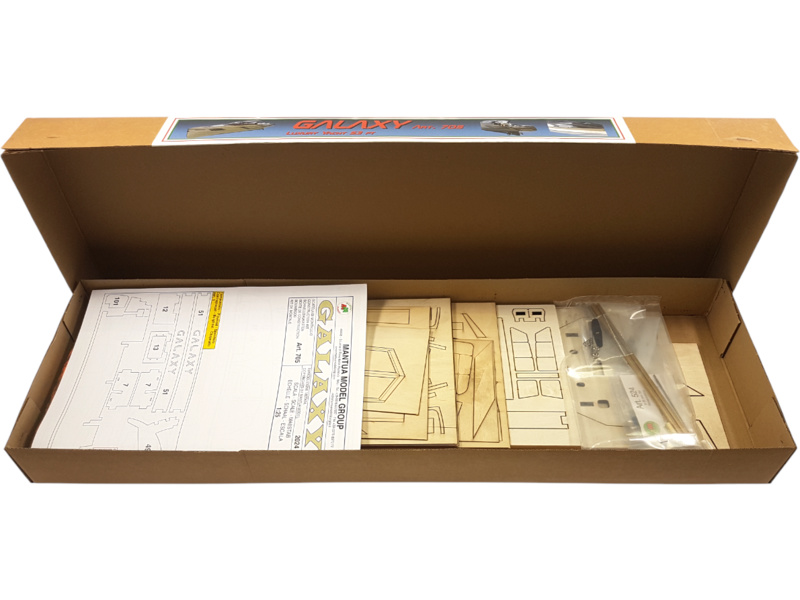 Mantua Model Galaxy 53ft luxusní jachta 1:25 kit