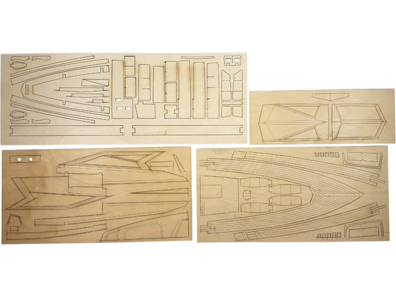 Mantua Model Galaxy 53ft luxusní jachta 1:25 kit