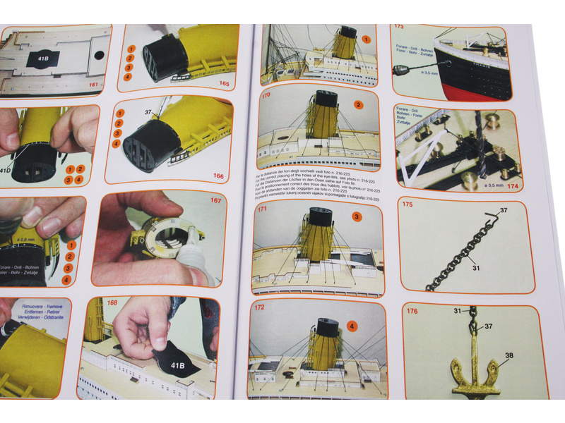 Mantua Model Titanic 1:200 sada č.4 kit