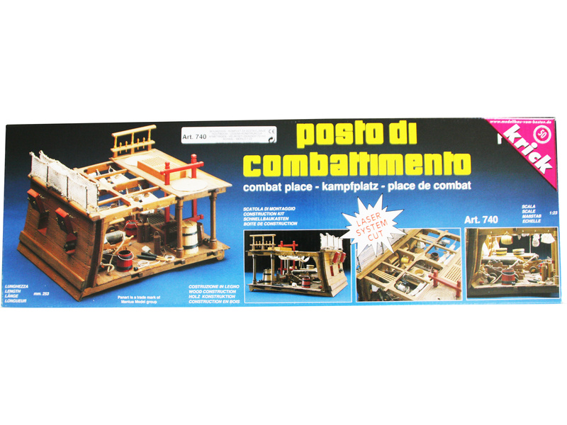 Mantua Model Dělová paluba řez 1:23 kit