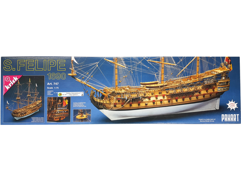 Mantua Model San Felipe 1690 1:75 kit