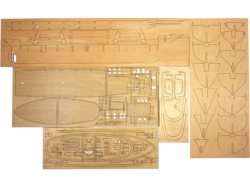 Mantua Model Mercator školní plachetnice 1:120 kit