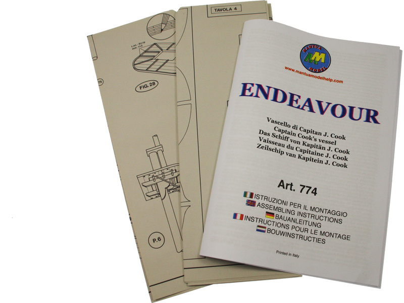Mantua Model Endeavour 1:60 kit