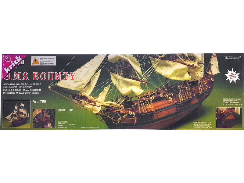 Mantua Model HMS Bounty 1:60 kit