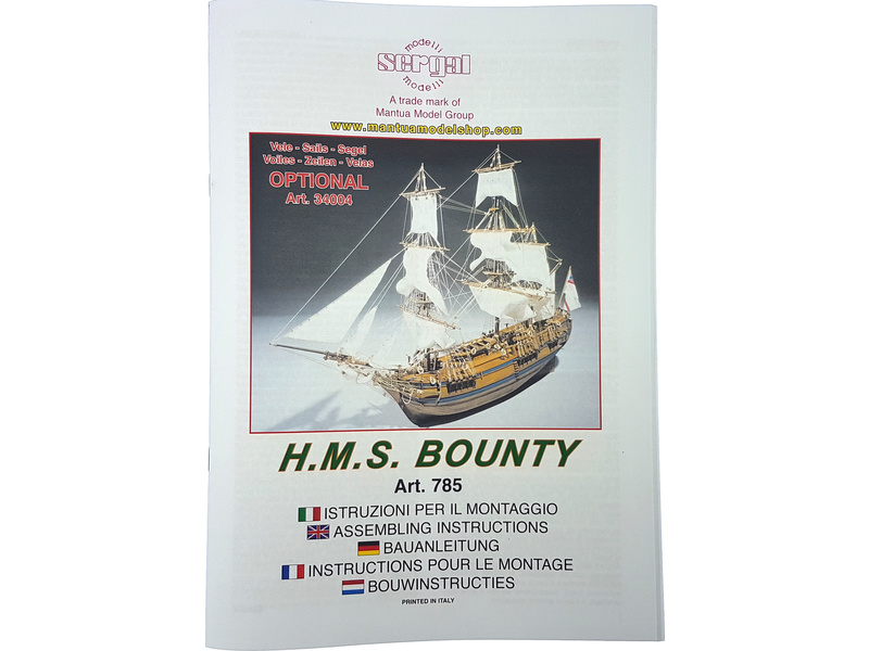 Mantua Model HMS Bounty 1:60 kit