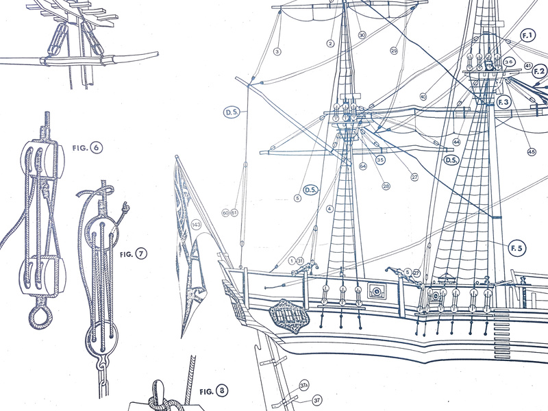 Mantua Model HMS Bounty 1:60 kit