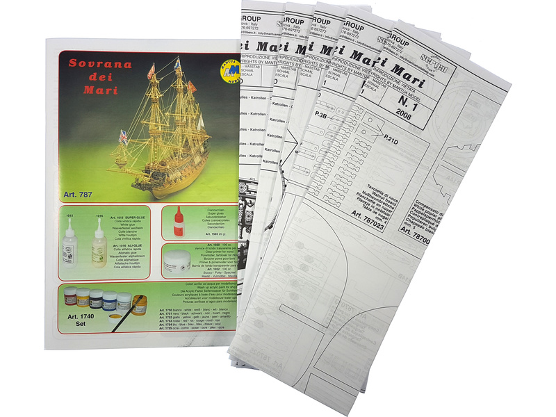 Mantua Model Sovereign of the Seas 1:78 kit