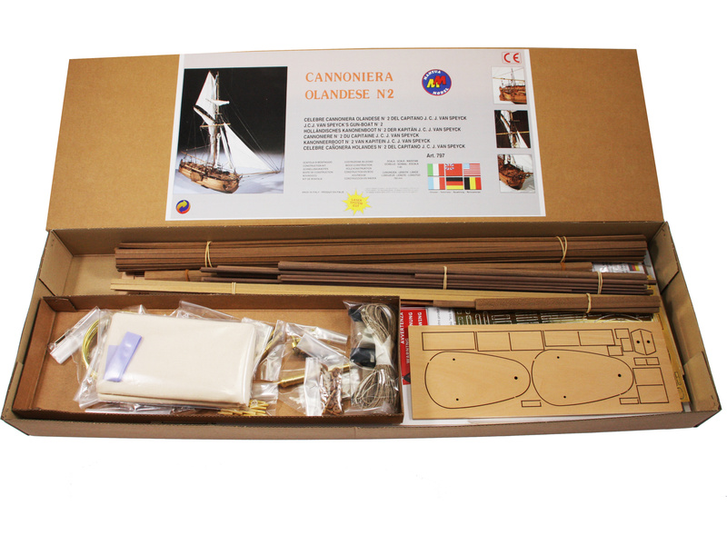 Mantua Model Holandský válečný člun No2 1:43 kit