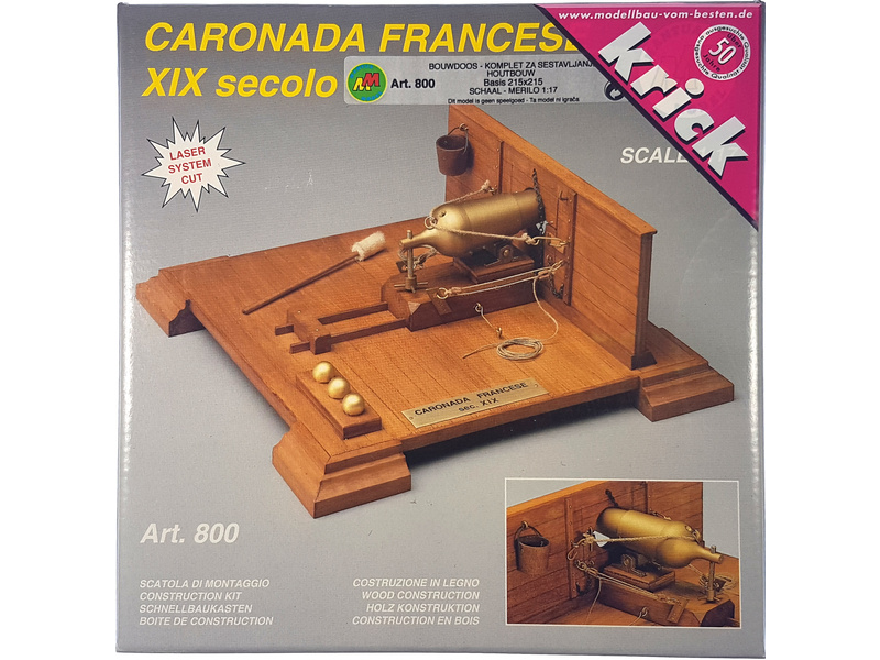 Mantua Model Francouzský kanón 1:17 kit