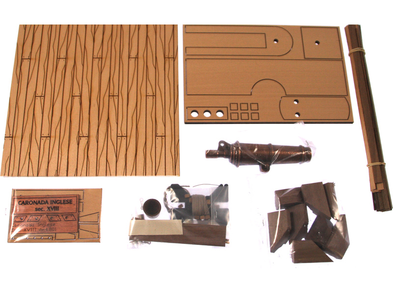 Mantua Model Anglický kanón 1:17 kit
