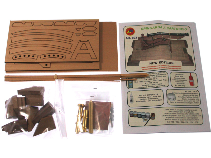 Mantua Model Kanón 15. století kit