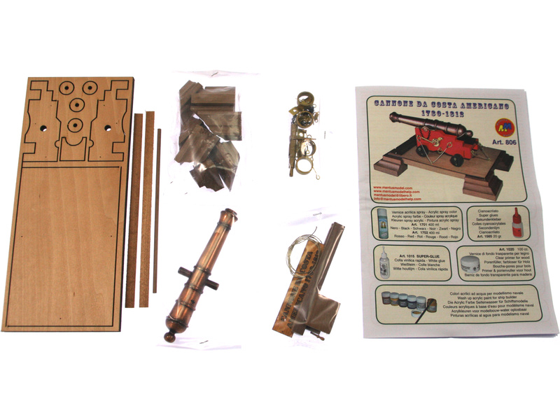 Mantua Model Americký kanón 1:17 kit