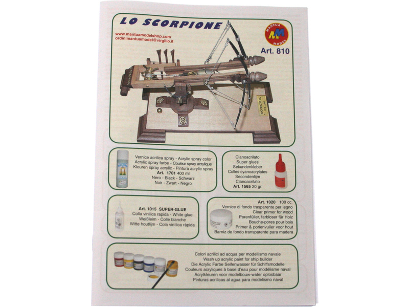 Mantua Model Kuše Scorpion 1:17 kit