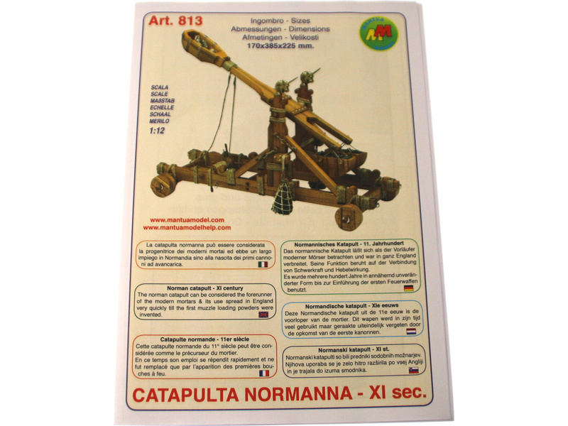 Mantua Model Normanský katapult 1:12 kit