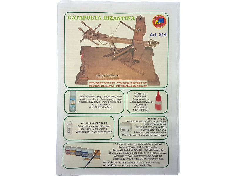 Mantua Model Byzantský katapult 1:17 kit