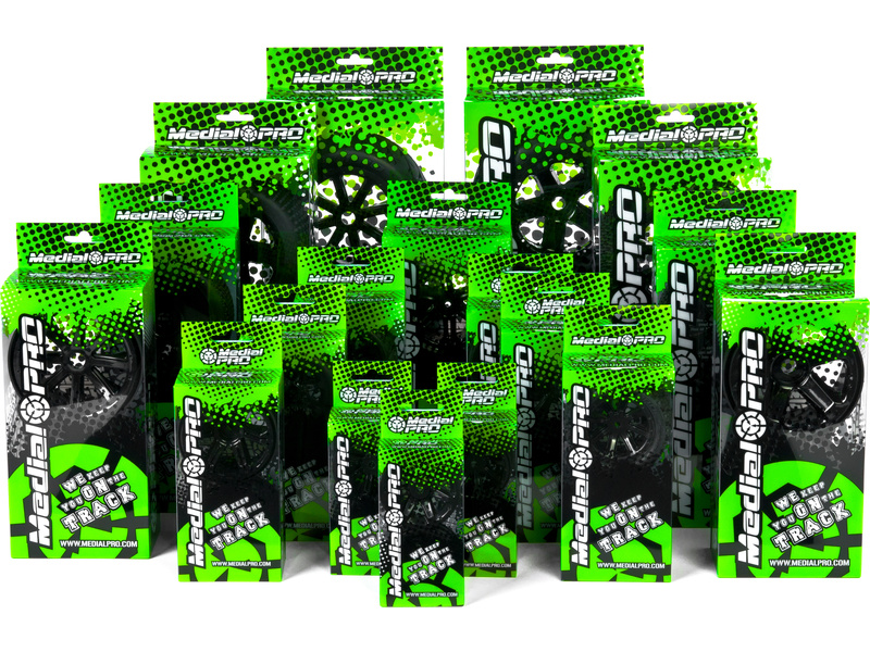 Medial Pro kolo 3.3" SC Raptor H12/24mm, pneu Gravity M3 (pár)