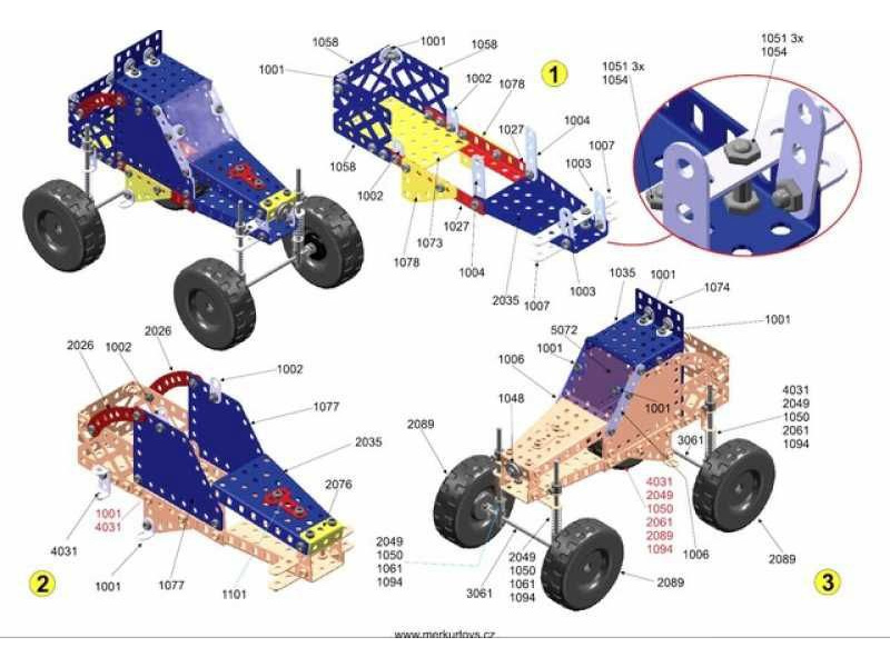 Merkur 1.1 Stavebnice vozidel