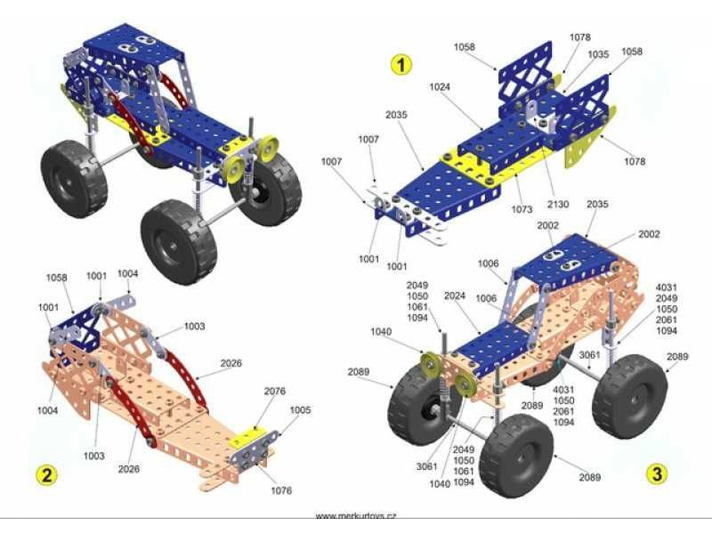 Merkur 1.1 Stavebnice vozidel