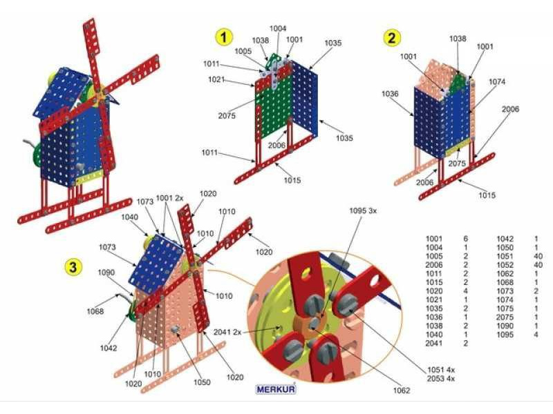 Merkur 3 velká sada