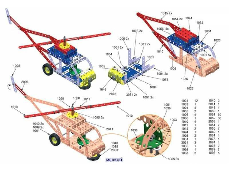 Merkur 3 velká sada