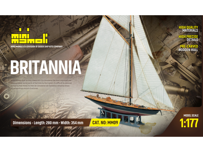 MINI MAMOLI Britannia 1:177 kit
