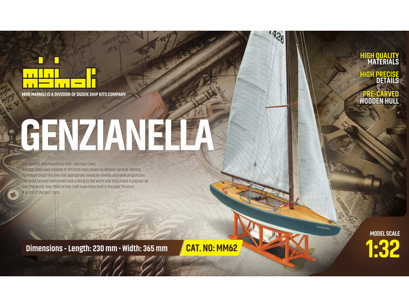 MINI MAMOLI Star Genzianella 1:32 kit