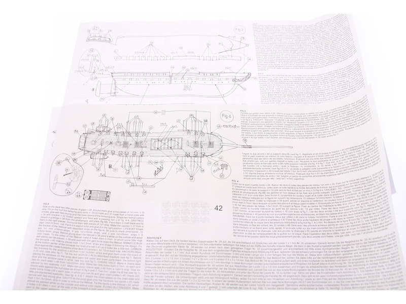 MINI MAMOLI U.S.S. Constitution 1:330 kit