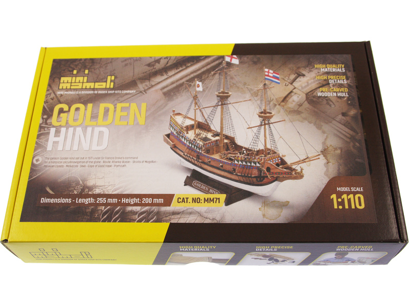 MINI MAMOLI Golden Hind 1:110 kit