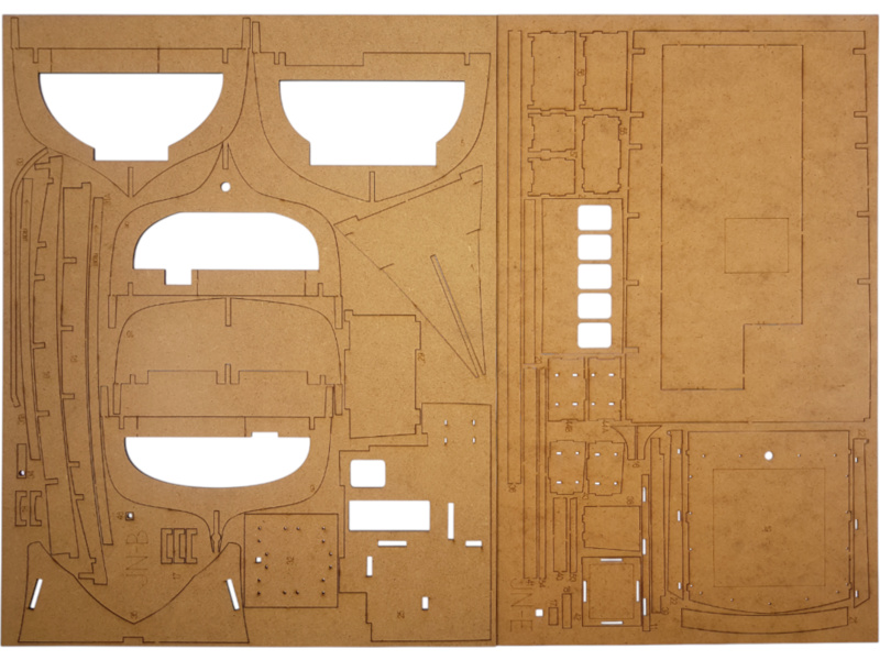 Modell-Tec MS Jeanett 1:25 kit
