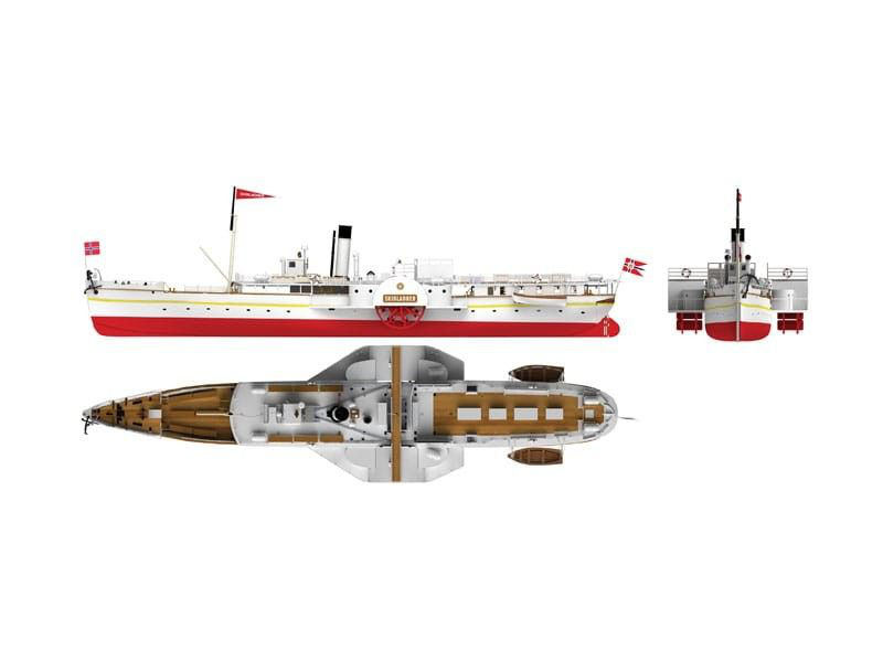 Modell-Tec D/S Skibladner 1:60 kit