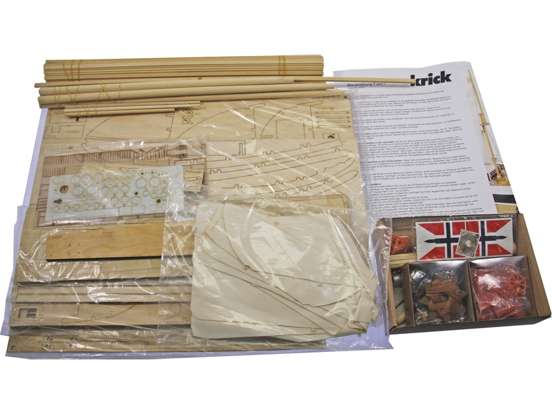 Modell-Tec Fram I. výzkumná polární loď 1:50 kit