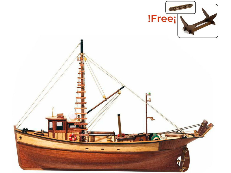 OCCRE Palamos rybářská loď 1:45 kit