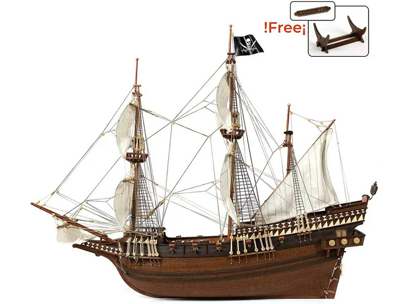 OCCRE Buccaneer pirátská loď 1:100 kit