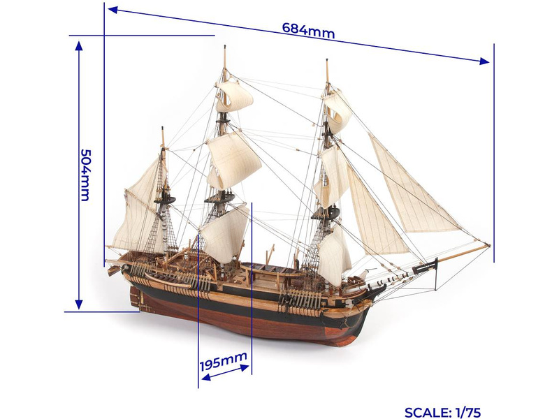 OCCRE HMS Erebus 1:75 kit