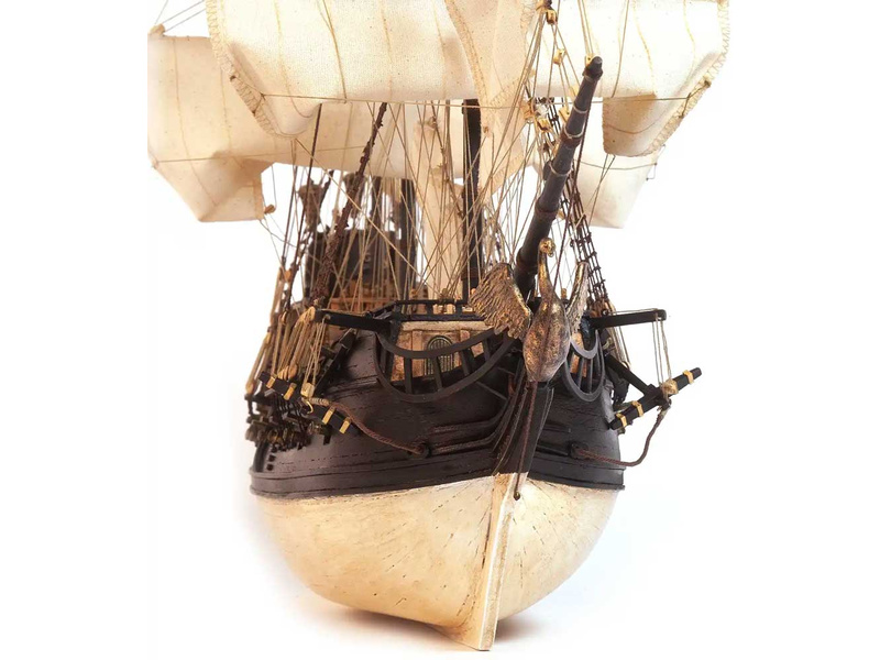 OCCRE Black Swan pirátská loď 1:75 kit