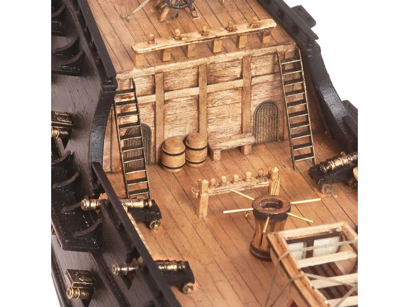 OCCRE Black Swan pirátská loď 1:75 kit