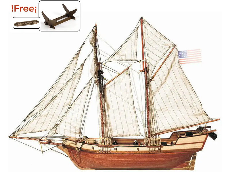 OCCRE Albatros škuner 1:100 kit