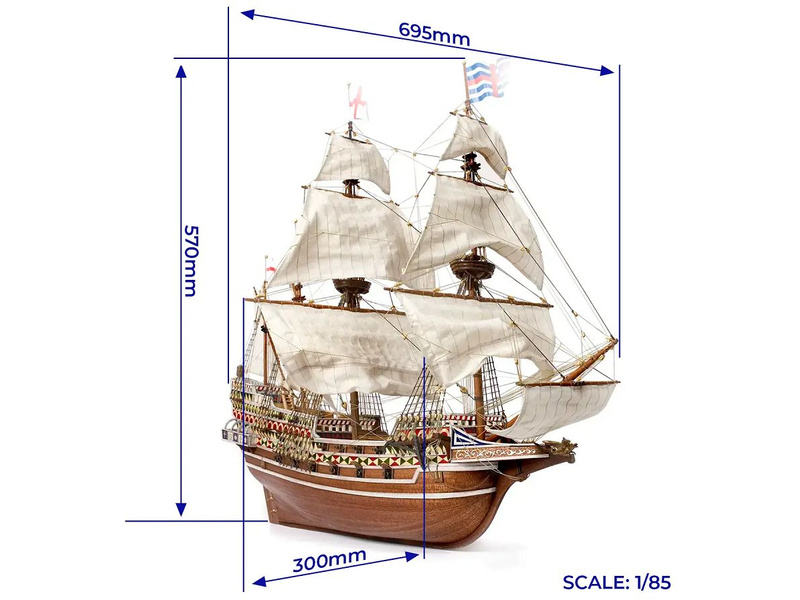 OCCRE HMS Revenge 1:85 kit