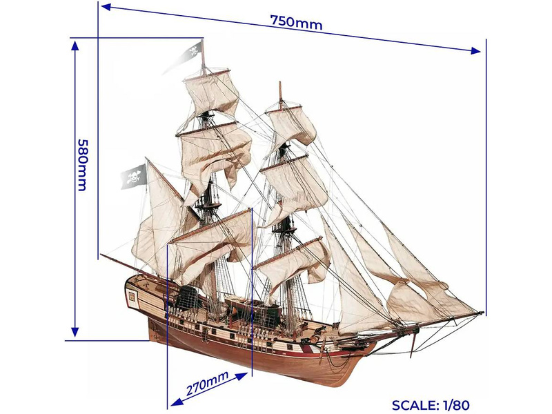 OCCRE Corsair 1:80 kit