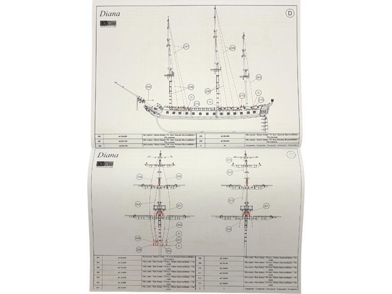 OCCRE Diana 1:85 kit