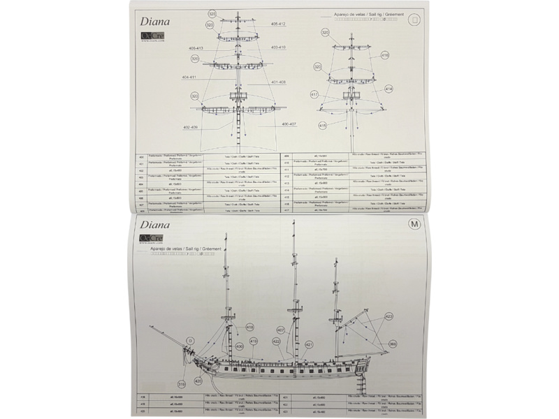 OCCRE Diana 1:85 kit