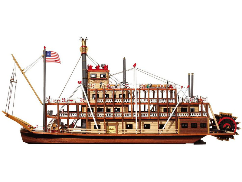 OCCRE Mississippi kolesový parník 1:80 kit