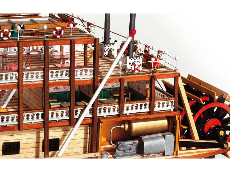 OCCRE Mississippi kolesový parník 1:80 kit