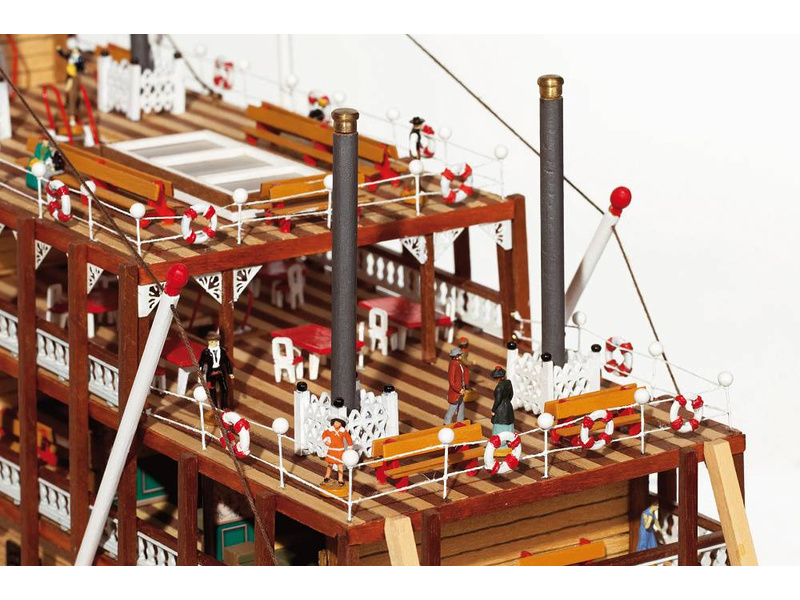 OCCRE Mississippi kolesový parník 1:80 kit