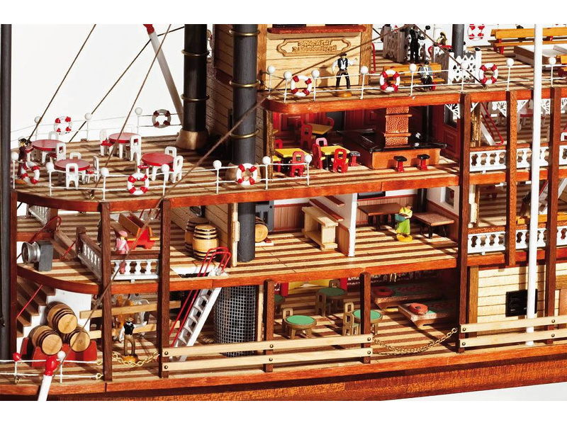 OCCRE Mississippi kolesový parník 1:80 kit