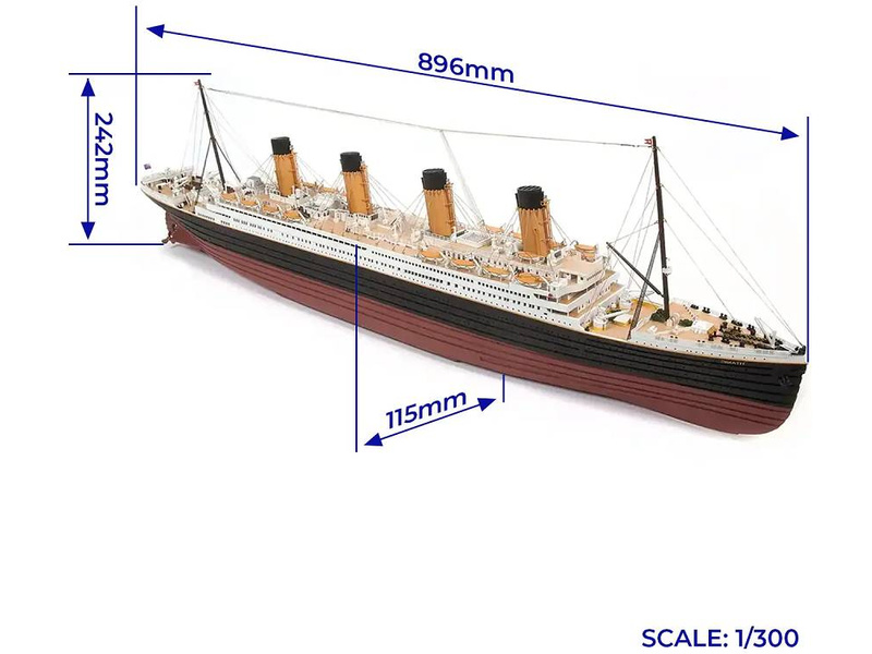 OCCRE Titanic 1:300 kit
