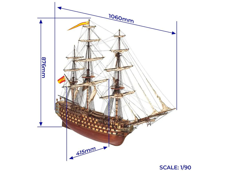 OCCRE Santísima Trinidad 1:90 kit