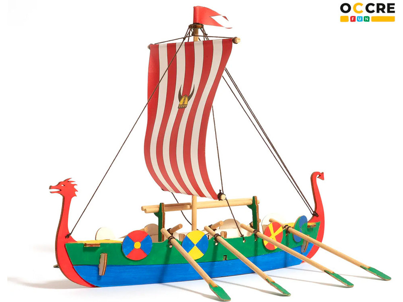 OCCRE Vikingská loď stavebnice pro děti